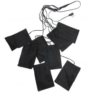 Coussin chauffant electrique 8 en 1 USB, portable, doux, pour l'exterieur, pour l'hiver, pour vetements - Neuf