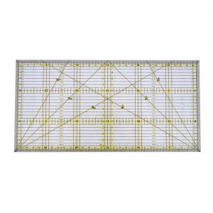 Règle Double Couleur Patchwork Pieds Tailleur Yardstick Coupe Quilting Bricolage Outils De Couture Faits À La Main Papeterie Dessin Règle 5x30 Cm - Type 15x30cm - Neuf