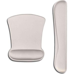 WQD-Tapis de souris ergonomique avec repose-poignet et clavier Gris - Neuf
