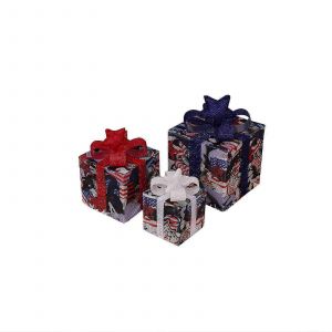 arbre de no&euml;l Multicolore de Lumi&egrave;re de No&euml;l de la Bo&icirc;te de Contr&ocirc;le &agrave; Distance de Jeu De 3 LED, Bo&icirc;te-Cadeau, de la D&eacute;coration Ext&eacute;rieure &Eacute;lev&eacute;e de No&euml;l de la Bo&icirc;te de Cadeau de D&eacute;coration Int&eacute;rieu - Neuf