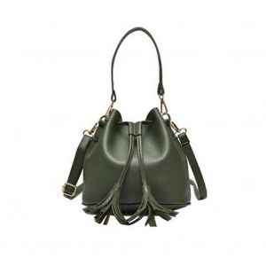 Pompon En Cuir Verni Seau Cordon De Serrage Sac Fourre-Tout &Eacute;l&eacute;gant Polyur&eacute;thane Cuir, Polyvalent, De Taille, De Design Chic - Neuf