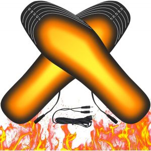 Semelles Chauffantes &Eacute;lectriques Usb Pour Femmes Et Hommes, Lavables Et D&eacute;coupables Soi-M&ecirc;me, Chauffe-Pieds Pour La Chasse, La Randonn&eacute;e Et Le Ski (Pointures 8 &Agrave; 12). - Neuf