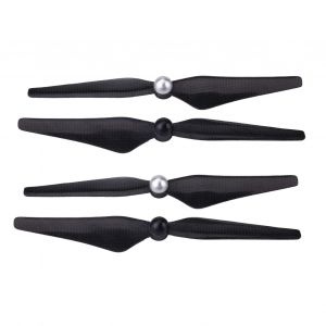 Lot De 2 Paires De Pales D'helice En Fibre De Carbone 9450 Pour Dji Phantom 2/3 (Noir Et Argent)-Qhfen - Neuf