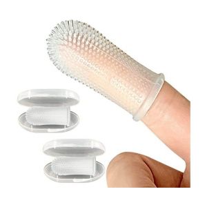 Kit De Brosses À Dents 360° Pour Animaux De Compagnie - Brosse Ergonomique En Silicone Pour Chiens Et Chats, Élimination Douce De La Plaque Dentaire, Lot De 2 - Neuf