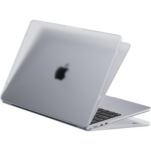 Coque Compatible avec MacBook Air M2 13,6 Pouces A2681 2022 Robuste & Durable Housse Protectrice Translucide pour Macbook Air 13 Pouces Case Rigide - Matte Claire - Neuf