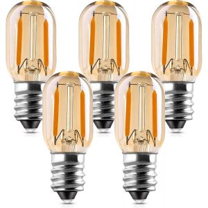 Dww-Led E14 1w,Genixgreen T22 Veilleuse Tubulaire Vintage Amber Glow 10w Remplacement Des Incandescents E14 Base Du Candlabre Signe Du Filament Led B - Neuf