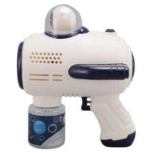 Souffleur De Bulles Automatique Avec Lumi&egrave;re Led 90ml Solution Machine &Agrave; Bulles Portable 10 Trous Bubble Maker Pour Enfants Bleu - Neuf