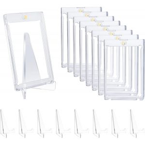 Mdy-8 Set Protection Carte 35pt Porte-Cartes À Collectionner Magnétique Toploader Transparent Plus Pieds Protection Uv Cadres - Neuf