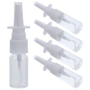 5 Pcs Contenants En Plastique Transparent Flacon Spray Nasal Vide R&eacute;cipient Spray Nasal Bouteilles Rechargeables Vaporisateur Nasal - Neuf