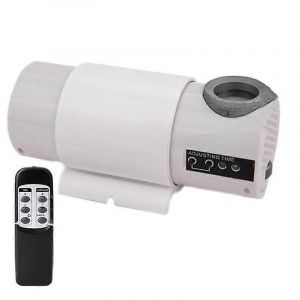 Horloge de bureau de projection LED num&eacute;rique T&eacute;l&eacute;commande silencieuse,blanc,prise britannique - Neuf