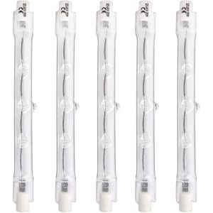 Ampoule Halog&egrave;ne R7s 118mm 200w Dimmable, 220-240v, 3000lm Blanc Chaud 2700k, Projecteur Halogene Lin&eacute;aire J118 R7s Pour Plafonniers, &Eacute;clairage Pay R, 5 Pi&egrave;ces - Neuf