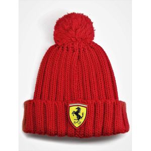 Bonnet Ferrari Scuderia F1 Team Grosse Laine Enfant - Neuf