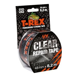 Clear Repair Ruban adh&eacute;sif r&eacute;sistant invisible 820-48 Pour fixer,r&eacute;parer,sceller et prot&eacute;ger Ind&eacute;chirable et imperm&eacute;able Dimensions : 48mm x 8,2m Couleur transparent - Neuf