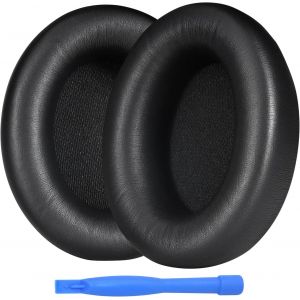 KAL-Remplacement Coussinets D'Oreille Pour Beats Studio Pro Wireless Noise Cancelling Casque Memory Foam Et Protein Pu Coussinet Casque ¿ Coussinets De Rechange -Noir - Neuf