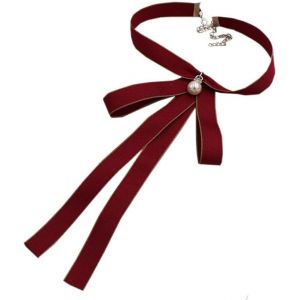 Dames Noires Partie Longue Réglable Noeud Papillon Womens Fille Cravate N?ud Papillon Femelle Ruban Femmes Liens - Neuf