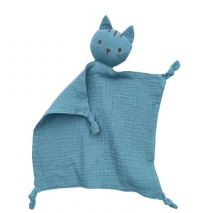 Insular-Serviette En Coton Doux Pour,Bavoir En Mousseline,Doux,Confortable,Chat,Beurre - Type Blue - Neuf