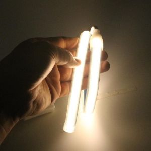 50 cm Powerful COB LED Strip with Switch IP67 Waterproof 280 LEDs/S/M 0.5 m Warm White Light Strip (Warm White,0.50) - Neuf