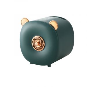 Bo&icirc;te &agrave; mouchoirs murale en ABS avec rangement serviette visage aromath&eacute;rapie, porte-rouleau sans per&ccedil;age, adh&eacute;sif, design moderne et r&eacute;sistant aux chocs pour salle de bain - Neuf