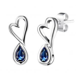 Romad Femmes Mode Goutte D'eau Oc&eacute;an Couleur Coeur Goutte Boucles D'oreilles Bijoux Cadeau - Neuf