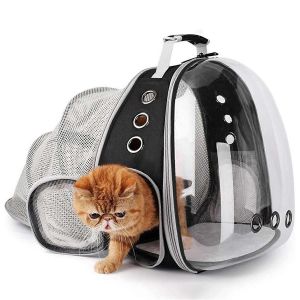 Sac À Dos De Transport De Chat Extensible Grand Sac À Dos De Voyage Transparent Pour Animaux De Compagnie - Neuf