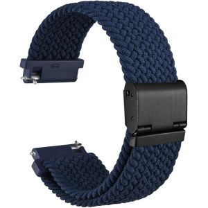 Tress&eacute; Bracelet Montre En Nylon Pour Homme Et Femme, Boucle R&eacute;glable, D&eacute;gagement Rapide, Sangles Sport Tiss&eacute;es, 18mm 19mm 20mm 21mm 22mm - Neuf