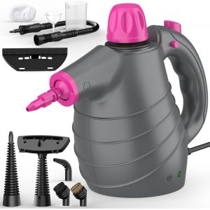 KALANKA-Nettoyeur Vapeur pour Canap&eacute;, Haute Pression Nettoyant Vapeur avec 10 Accessoires Inclus - Steam Cleaner avec S&eacute;curit&eacute; et Verrou - pour la Maison &Eacute;liminer les Taches sur Sol, Vitre, Matelas e - Neuf