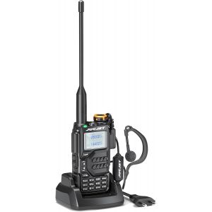 UV-K5 Walkie Talkiest,VHF/UHF FM Walkie Talkies,avec Oreillette et USB Base de Chargement,&Eacute;metteur-r&eacute;cepteur Portable (1 pi&egrave;ces) - Neuf