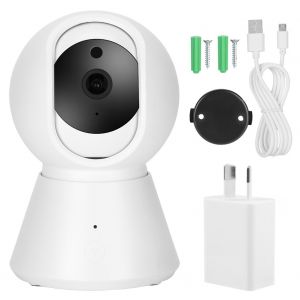 Camera De Surveillance Panoramique Sans Fil 1080p 360 Degres, Babyphone, Au 100-240 V - Neuf