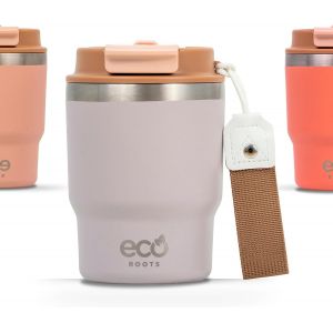 Cheng-Ecoroots - Thermo Caf&eacute; 360 Ml | Tasse Isotherme Anti-Fuite | Sans Bpa | Gobelet Isotherme Pour Caf&eacute; | Acier Inoxydable | Travel Mug Pour Boissons Chaudes Et Froides | Tasse Nomade (Lila Lavande - Neuf