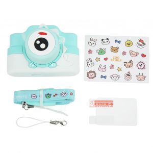 Mini appareil photo numerique pour enfants, ecran IPS 2 pouces, double camera 24 MP, WIFI, dessin anime, enregistreur video, jouet, cadeaux - Neuf