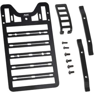 Porte-Bagages En Métal Rc Avec Échelle D'Escalade Compatible Avec Traxxas 1/18 Trx-4M Bronco Rc Accessoires Rc Pour Jeunesse Noir Métal Accessoire Pour Voiture Télécommandée - Neuf