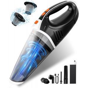 lbgwp60-Aspirateur À Main 15000Pa, Aspirateur Avec Filtre Hepa Lavable, Aspirateur À Main Sans Fil Avec 2 Vitesses Et Lumière Led - Neuf