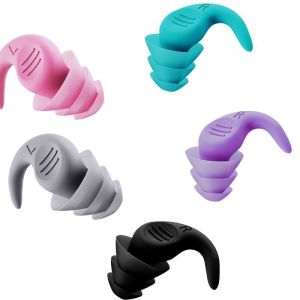 Bouchons D'oreilles En Silicone (Roses) Pour Dormir, Antibruit. Bouchons D'oreilles Étanches Et Réutilisables. - Neuf