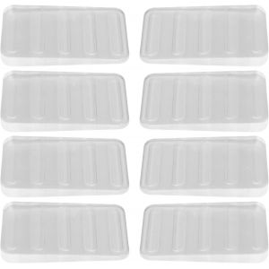 Letnerny-Lot De 8 Butoirs De Porte Transparents Antidérapants Et Résistants Aux Rayures Pour Tous Les Sols, Cales De Porte Réglables En Hauteur Pour Équilibrer Les Tables, Commodes, Salles De Bai - Neuf