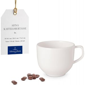 - Tasse &Agrave; Caf&eacute; Afina En Porcelaine Premium, Tasse Pour Caf&eacute; Et Th&eacute;, Fabriqu&eacute;e En Allemagne, Compatible Lave-Vaisselle Et Micro-Ondes, Empilable, Blanche - Neuf