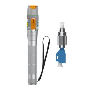 MEVRONISSHOP-Localisateur d'erreur visuel &agrave; fibre optique 50 km avec kit adaptateur FC/LC, VFL avec connecteur FC monomode 9/125 &micro;m m&acirc;le vers LC femelle, stylo lumineux &agrave; fibre optique pour les t&eacute;l&eacute;c - Neuf