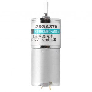 XYONG Moteur a engrenages CC Micro basse vitesse CW CCW aimant permanent Industrie automatisee 12 V XD-25GA 370 30 tr/min - Neuf
