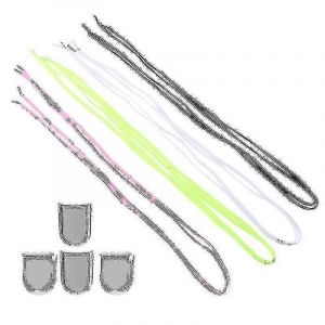 100x0.6cm Unisexe Lacets 1 Ensemble De Lazy People Lacets &Eacute;lastiques Sans Lien Lacets Plats For-1 - Neuf