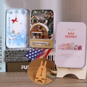 Maison De Poupee Miniature En Bois A Monter Soi-Meme, Kit De Construction, Cadeau D'anniversaire (#2) - Neuf