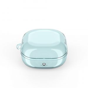 Étui de transport rigide transparent anti-jaunissement pour Galaxy Buds 2 Pro / Samsung Galaxy Buds 2 / Galaxy Buds Pro / Galaxy Buds Live - Neuf