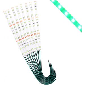 Kalanka-8 Pièces 150mm 12v - 18v Bandes Lumineuses Pré-Câblées, 2835 Modélisme Led, Led Smd Auto-Adhésives Flexibles, Vert - Neuf