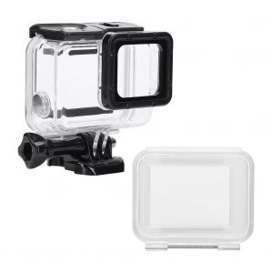 Boitier etanche + cache arriere pour ecran tactile pour GoPro Hero 5/6 noir - Neuf