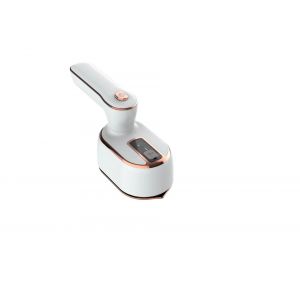 Mini fer à repasser (blanc), fer à repasser de voyage, mini machine à repasser, portable, rotatif à 180°, fer à vapeur avec réservoir d'eau de 100 ml, humide et sec, pour la famille et les voyages - Neuf