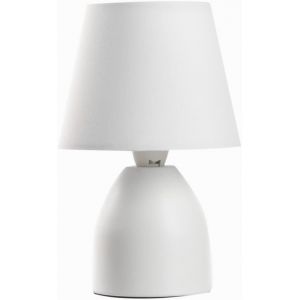 Lampe &Agrave; Chevet Mignon Nano Avec Base En M&eacute;tal Et Abat-Jour En Tissu. Couleur Rose - Neuf