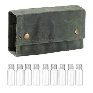 Sac De Rangement Pour &Eacute;pices De Camping Avec 9 Pots - Ensemble De Contenants &Agrave; Condiments - Neuf