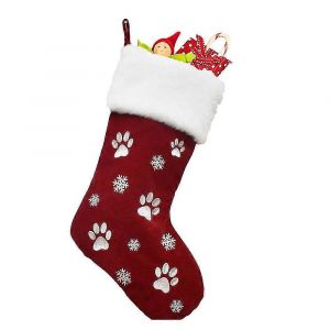 No&euml;l Buffalo Plaid De Stockage Des D&eacute;corations De Manchette En Peluche De No&euml;l F&ecirc;te De No&euml;l D&eacute;coration - Neuf