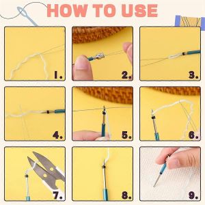 Kit De 13 Aiguilles &Agrave; Poin&ccedil;onner,Kit De Broderie &Agrave; Aiguilles &Agrave; Poin&ccedil;onner - Neuf