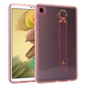 Housse hybride en PC et TPU souple pour Samsung Galaxy Tab A7 Lite avec support de poignet, Rose - Neuf