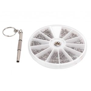 Kit D'assortiment De Vis Et &Eacute;crous En Acier Inoxydable 2025, Tournevis, Outils De R&eacute;paration Pour Lunettes De Soleil, Montres, T&eacute;l&eacute;phones Portables, Horloges - Neuf