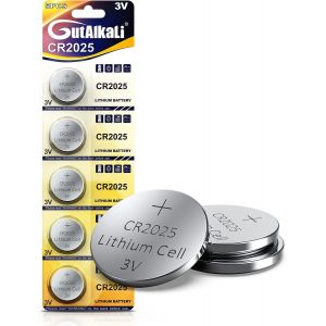 CR2025 3V Pile Bouton au Lithium Piles &eacute;lectriques CR 2025 Batterie au Lithium Paquet de 5 - Neuf